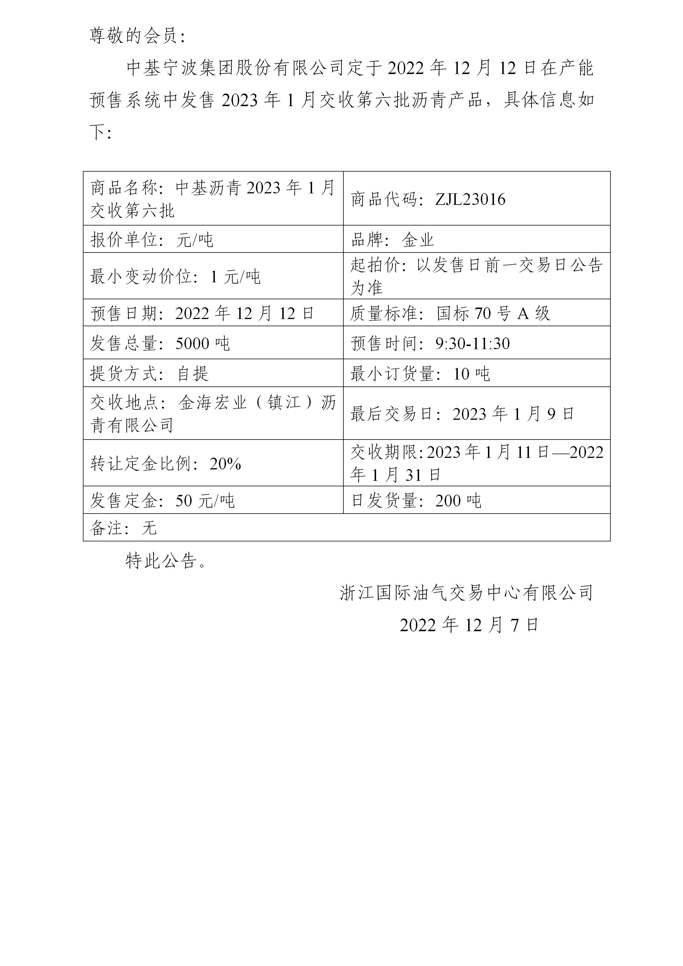 关于中基宁波集团股份有限公司预售2023年1月交收第六批沥青产品的公告_01.jpg