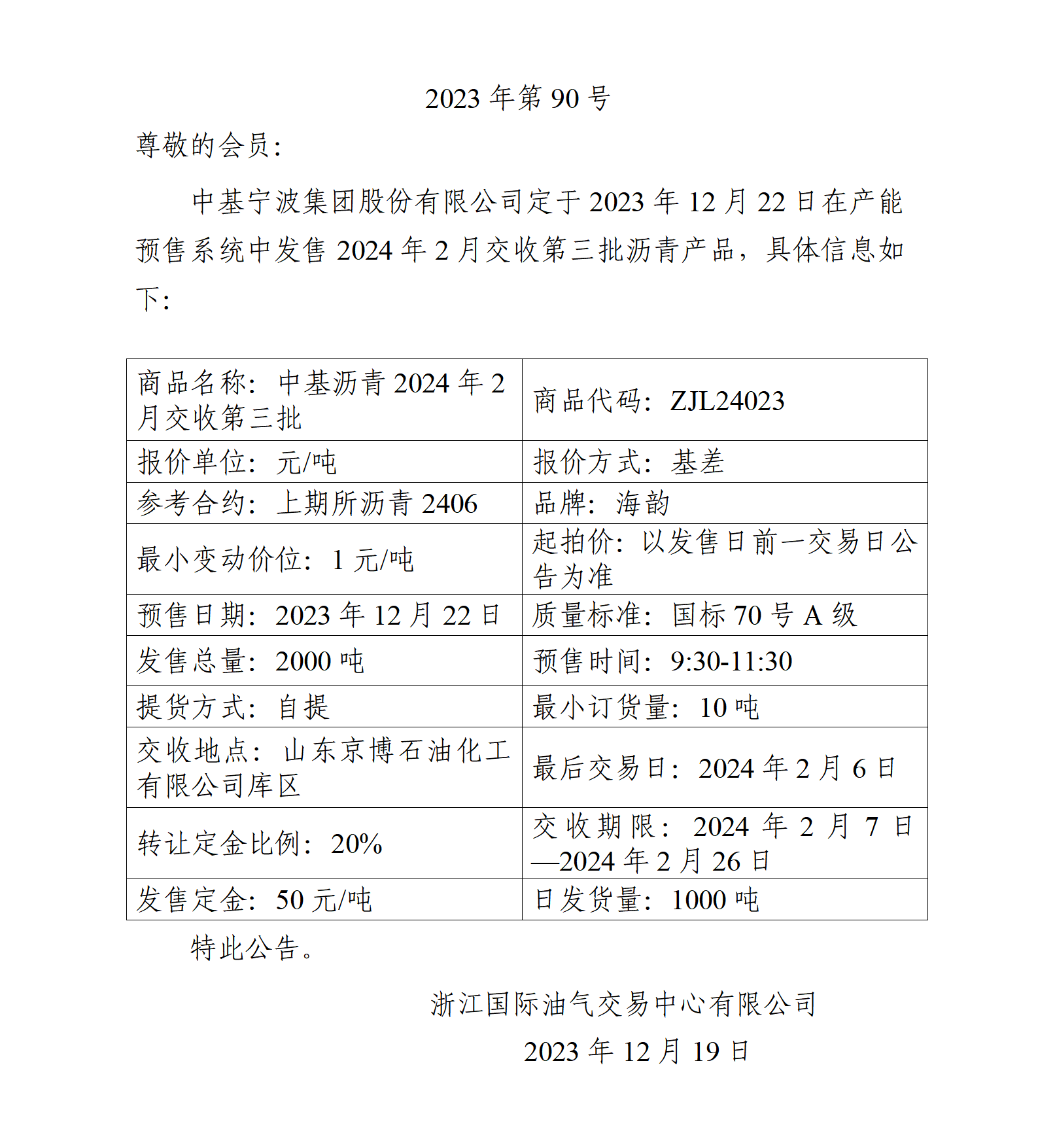 关于中基宁波集团股份有限公司预售2024年2月交收第三批沥青产品的公告_01(4).png