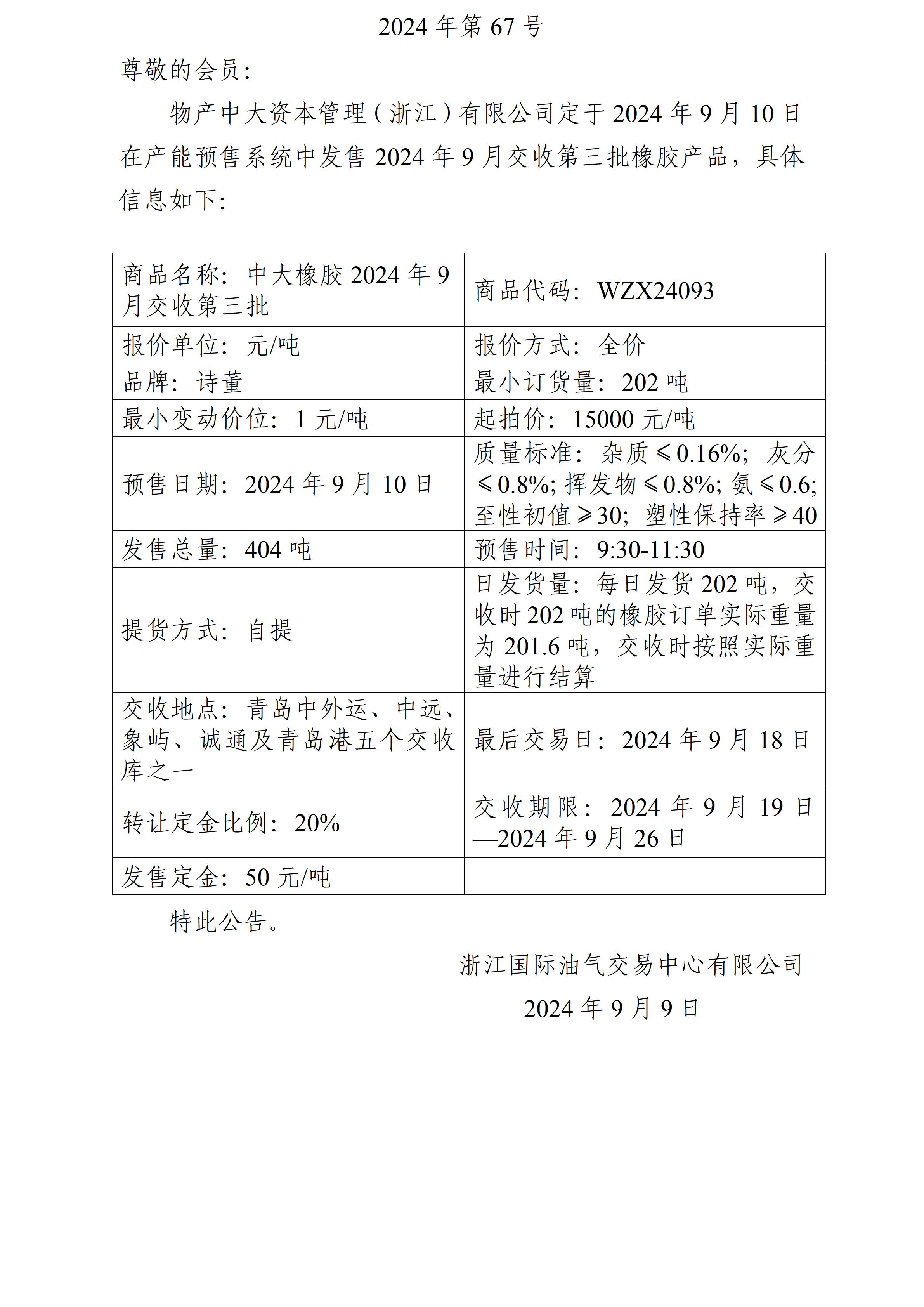 关于物产中大资本管理（浙江）有限公司预售2024年9月交收第三批橡胶产品的公告 (1)_01(1).jpg